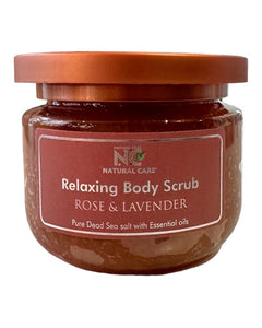 DEAD SEA Relaxing Body scrub with Rose Lavender oil